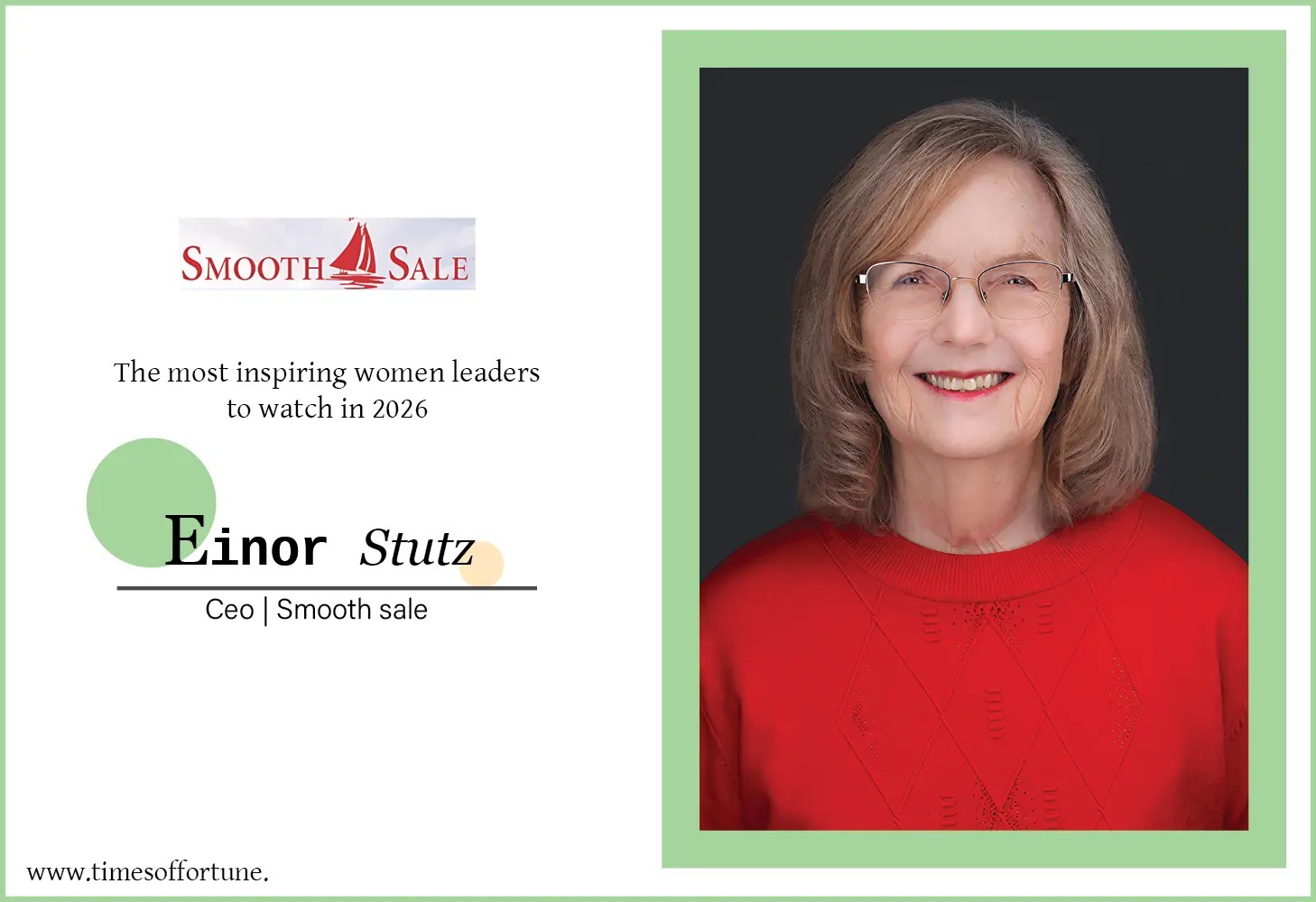 How Elinor Stutz Turned Adversity into a Global Movement of Empowerment and Authentic Sales Leadership